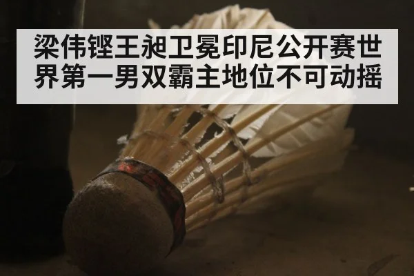 梁伟铿王昶卫冕印尼公开赛世界第一男双霸主地位不可动摇